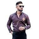Foomer Green Paisley Printed Opaque Party Shirts