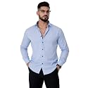 Foomer Green Paisley Printed Opaque Party Shirts