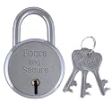 Foora Bag Lock with 3 Keys - Travel Lock for Luggage, Box, Money Bank Bag - Small Lock with Key for Trolley suitcases - Secure for Travel