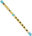 Foora Musical A Sharp Medium Right Hand Bansuri 19 inches Bamboo Flute (48 cm)