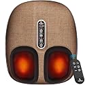 CuPiLo Foot Massager with Heat &amp; Remote Control,FSA Eligible HSA, Brown