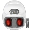 CuPiLo Foot Massager with Heat, FSA Eligible HSA Full Foot Massage, White