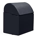Foot Rest Under Desk, Non-Slip Footrest with 3 Adjustable Heights for Under Desk at Work, Ergonomic Desk Foot Stool with Washable Cover for Leg Rest, Desk, Home, Office, Chair (Black)