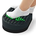 Foot Rest for Under Desk at Work, Home Office Foot Stool, Ottoman Foot Massager for Plantar Fasciitis Relief, Soft Silicone Footrests, Anti-Fatigue (Gray)