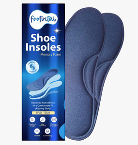 Foot Vital Memory Foam Shoe Insoles Comfortable