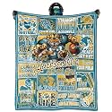 Football Blanket Gifts for Men Women, Football Style Merch 80"x60"