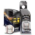 Baseball Car Air Freshener by HookUp - 25 Pack - Black Gold Scent (Extra Strong) | Unique Baseball Gift for Players, Coach, Fans | Hanging Car Accessory with Long Lasting Fresheners Smell