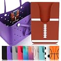 Football Phone Holder for Bogg Bag and Simple Modern Bag - Made of Silicone and Fits All Phone Sizes
