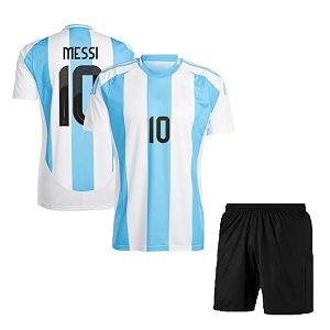 football soccer barce messi 10 jersey set football t-shirt with black shorts kid39s boy39s amp men39s