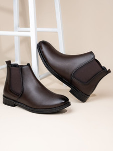 FooTken Mens Trending Slip On Chelsea High