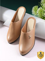 FOOTLOOSE Flats Comfortable Slip On Backless Pointed
