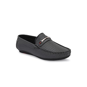 FOOTLOOSE Stylish Grey Comfort Loafers for Mens