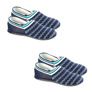 footmate anti skidslip slipper socks 2 pair pack  lightweight rubber grip slippers sock for women amp men  ultrasoft comfort slipper shoes for office home outdoor amp indoor