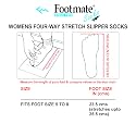 Footmate Silicone Grip Slipper Socks For Womens & Mens (2 Pair Pack) – Lightweight Anti Skid/Slip Slippers Sock For Office, Home, Outdoor & Indoor | Warm Knitted Booties | Indian Size 5 to 8 Fitting