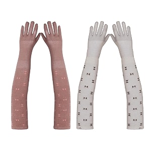 footmate womens summer sun protection hand gloves  cotton printed long sleeves gloves  full hand gloves for protection from sun burnheatpollution  stylish arm sleeves