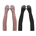 Footmate Women’s Summer Sun Protection Hand Gloves – Cotton Printed Long Sleeves Gloves | Full Hand Gloves for Protection from Sun Burn/Heat/Pollution | Stylish Arm Sleeves