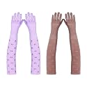 Footmate Women’s Summer Sun Protection Hand Gloves – Cotton Printed Long Sleeves Gloves | Full Hand Gloves for Protection from Sun Burn/Heat/Pollution | Stylish Arm Sleeves