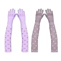 Footmate Women’s Summer Sun Protection Hand Gloves – Cotton Printed Long Sleeves Gloves | Full Hand Gloves for Protection from Sun Burn/Heat/Pollution | Stylish Arm Sleeves