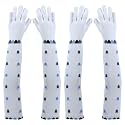 Footmate Women’s Summer Sun Protection Hand Gloves – Cotton Printed Long Sleeves Gloves | Full Hand Gloves for Protection from Sun Burn/Heat/Pollution | Stylish Arm Sleeves