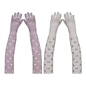Footmate Women’s Summer Sun Protection Hand Gloves – Cotton Printed Long Sleeves Gloves | Full Hand Gloves for Protection from Sun Burn/Heat/Pollution | Stylish Arm Sleeves