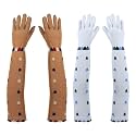 Footmate Women’s Summer Sun Protection Hand Gloves – Cotton Printed Long Sleeves Gloves | Full Hand Gloves for Protection from Sun Burn/Heat/Pollution | Stylish Arm Sleeves