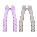 Footmate Women’s Summer Sun Protection Hand Gloves – Cotton Printed Long Sleeves Gloves | Full Hand Gloves for Protection from Sun Burn/Heat/Pollution | Stylish Arm Sleeves
