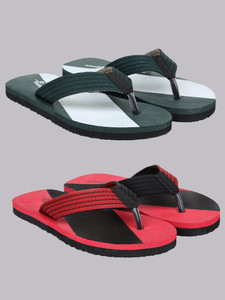 footox slippers for men  slides for men  clogs for men  flipflop for men men slippers green red  6