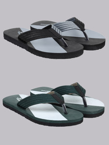 footox slippers for men  slides for men  clogs for men  flipflop for men men slippers black green  9