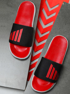 footox slippers for men  slides for men  clogs for men  flipflop for men men slides red black  12