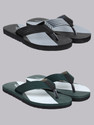 Footox Slippers for Men | Slides for Men | Clogs for Men | Flipflop for Men Men Slippers (Black, Green , 8)