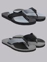 Footox Slippers for Men | Slides for Men | Clogs for Men | Flipflop for Men Men Slippers (Black, Grey , 7)