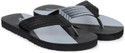 Footox Men Slippers (Black, Red , 8)