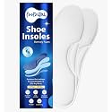 Footvital Memory Foam Shoe Insoles for Men and Women | Soft Cushioned Inserts for Long Standing and Walking | Supports Heel and Arch | Shock Absorbing | Moisture Absorbing | Lightweight Washable Insoles for All Shoes | 2 Pair