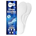 Footvital Memory Foam Shoe Insoles for Men and Women | Soft Cushioned Inserts for Long Standing and Walking | Supports Heel and Arch | Shock Absorbing | Moisture Absorbing | Lightweight Washable Insoles for All Shoes | 2 Pair