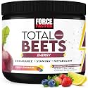 Force Factor Total Beets Energy Drink Mix, Superfood Beet Root Powder