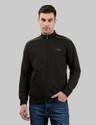Force NXT Super Combed Cotton Rich Fleech Fabric High-Neck Men Solid Casual Jacket