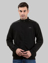 Force NXT Super Combed Cotton Rich Fleech Fabric High-Neck Men Solid Casual Jacket