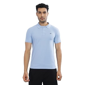 Force NXT Mens Solid Regular Fit Polo