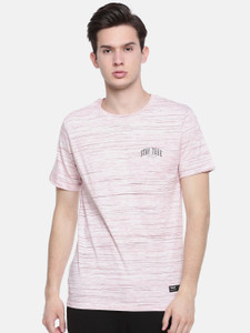 Force NXT Self Design Men Round Neck
