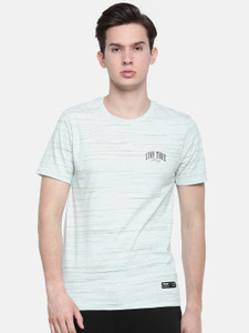 Force NXT Self Design Men Round Neck