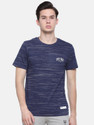 Force NXT Self Design Men Round Neck