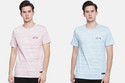 Force NXT Self Design Men Round Neck