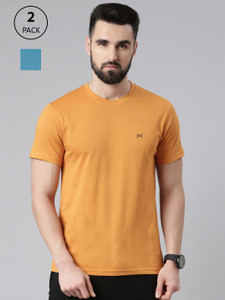 Force NXT Solid Men Round Neck Multicolor
