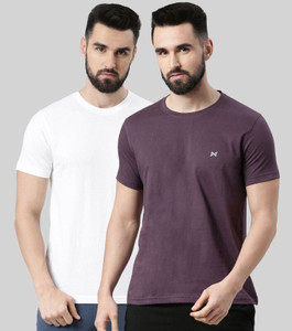 Force NXT Solid Men Round Neck Multicolor