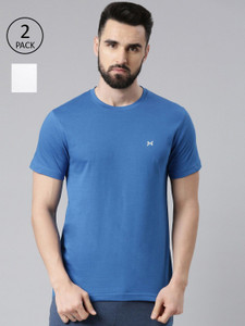 Force NXT Solid Men Round Neck Multicolor