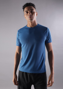 Force NXT Solid Men Round Neck Blue