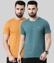 Force NXT Solid Men Round Neck Multicolor