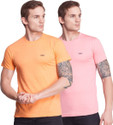 Force NXT Solid Men Round Neck Pink