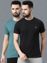 Force NXT Solid Men Round Neck Black