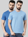Force NXT Solid Men Round Neck Blue